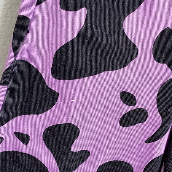 \Machine\ Purple Cow Print Jeans - Picture 9 of 16